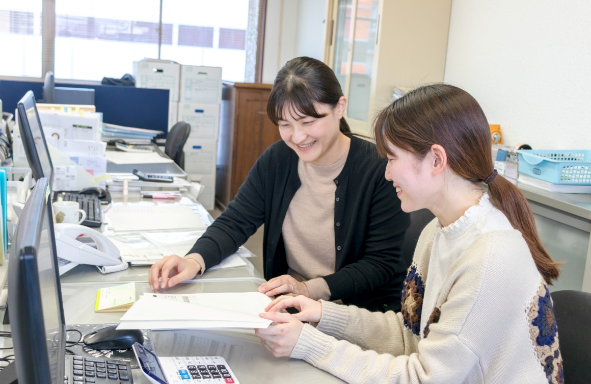教育担当がマンツーマンでサポートします