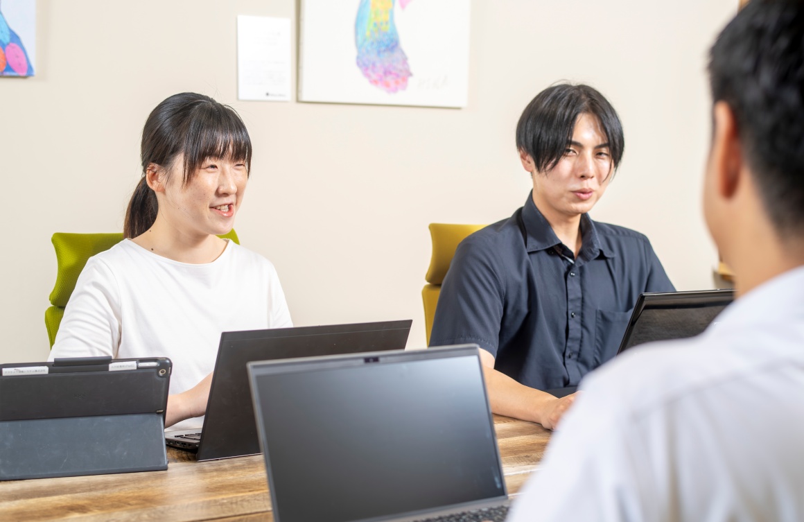 先輩スタッフが気にかけてくれる環境です