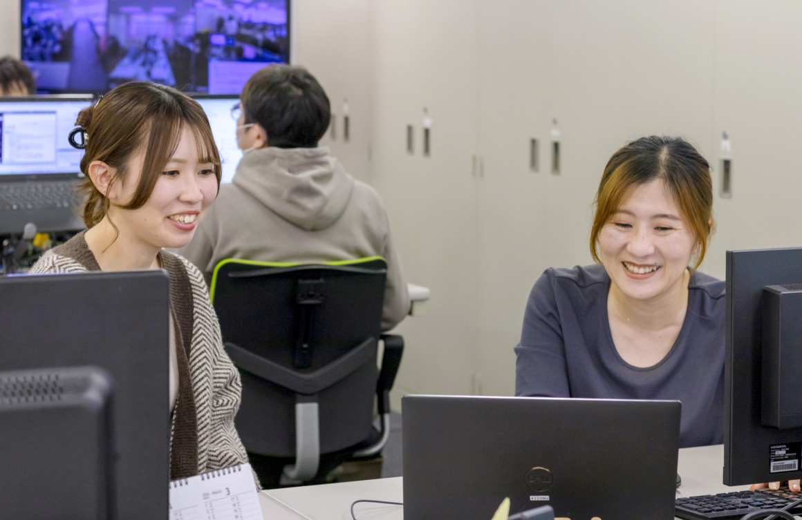 百名程度の労務に携わり、スキルアップできる環境です