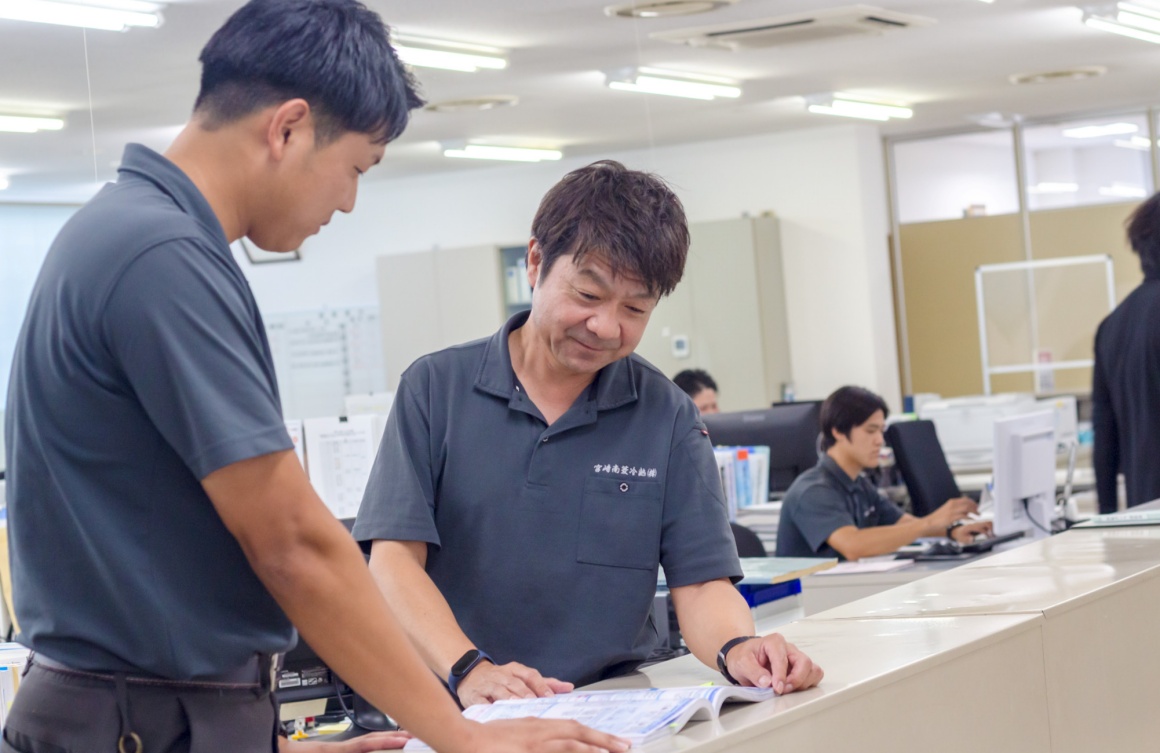 工事の管理・監督を担当します