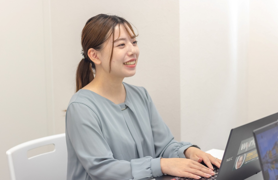 明るく前向きに取り組むチームです