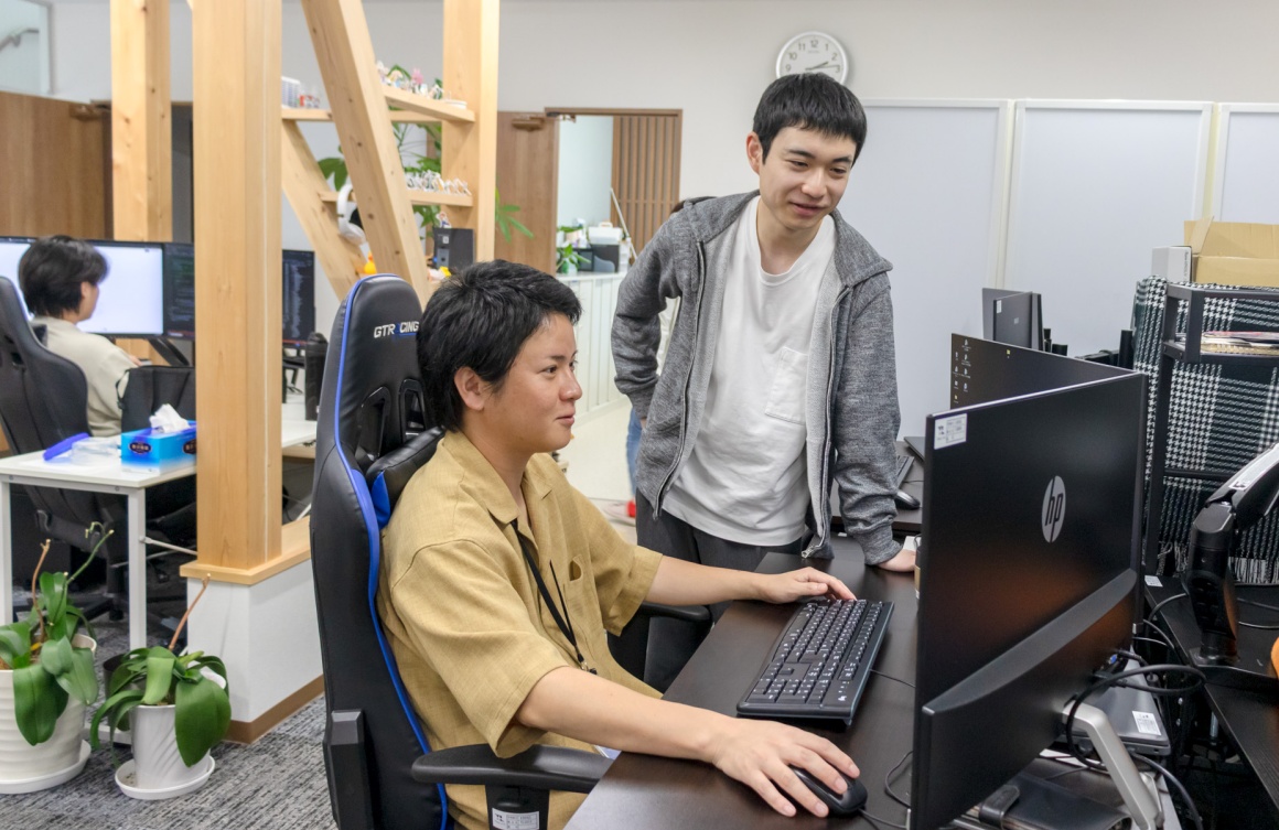 質問はいつでもOK。会話しやすい雰囲気です