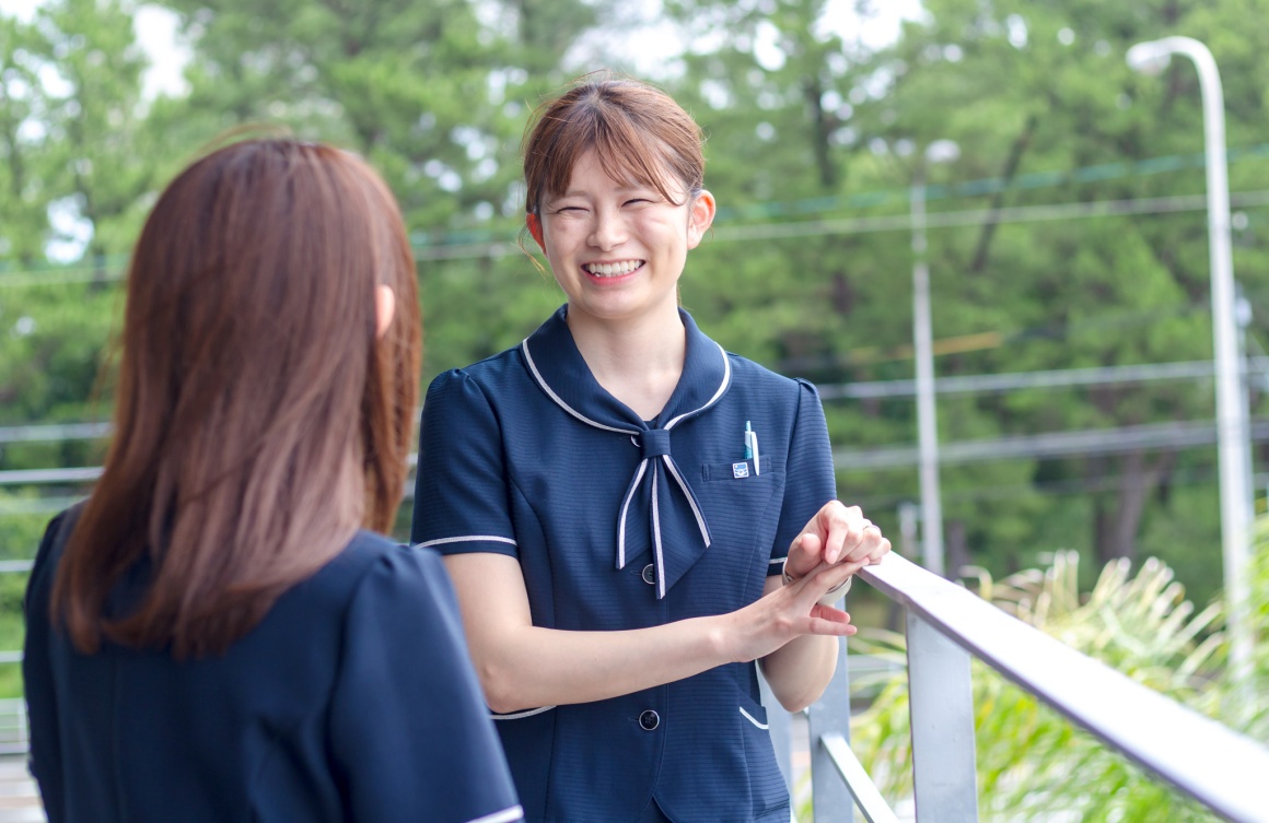 先輩スタッフが気にかけてくれる職場です