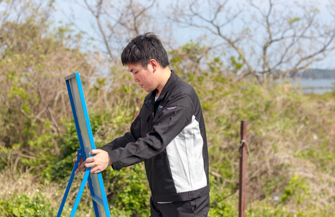 街の中に自分が製作した看板が増えていきます