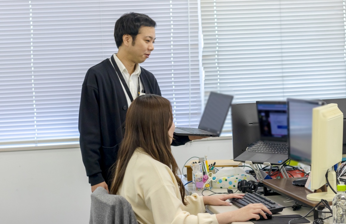 誰とでもコミュニケーションが取りやすい雰囲気です