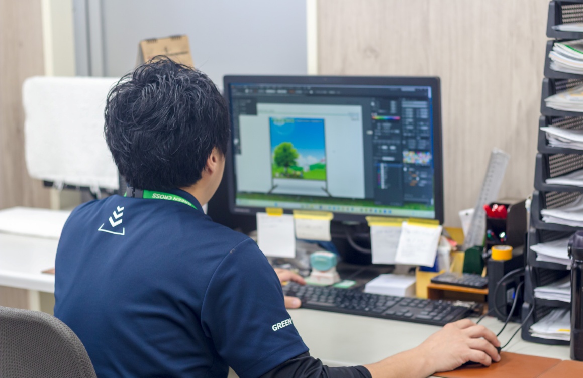 看板製作の一連業務を担当します