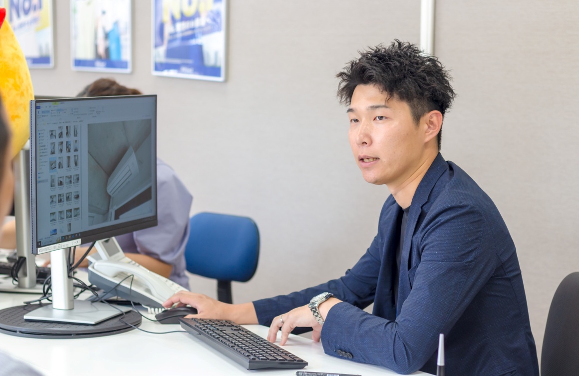 お客様と一緒にお部屋を探します