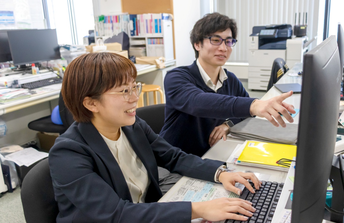 新人さんをサポートする体制が整っています