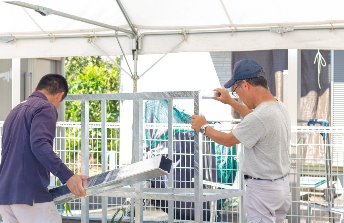 看板製作の最終工程を担当します