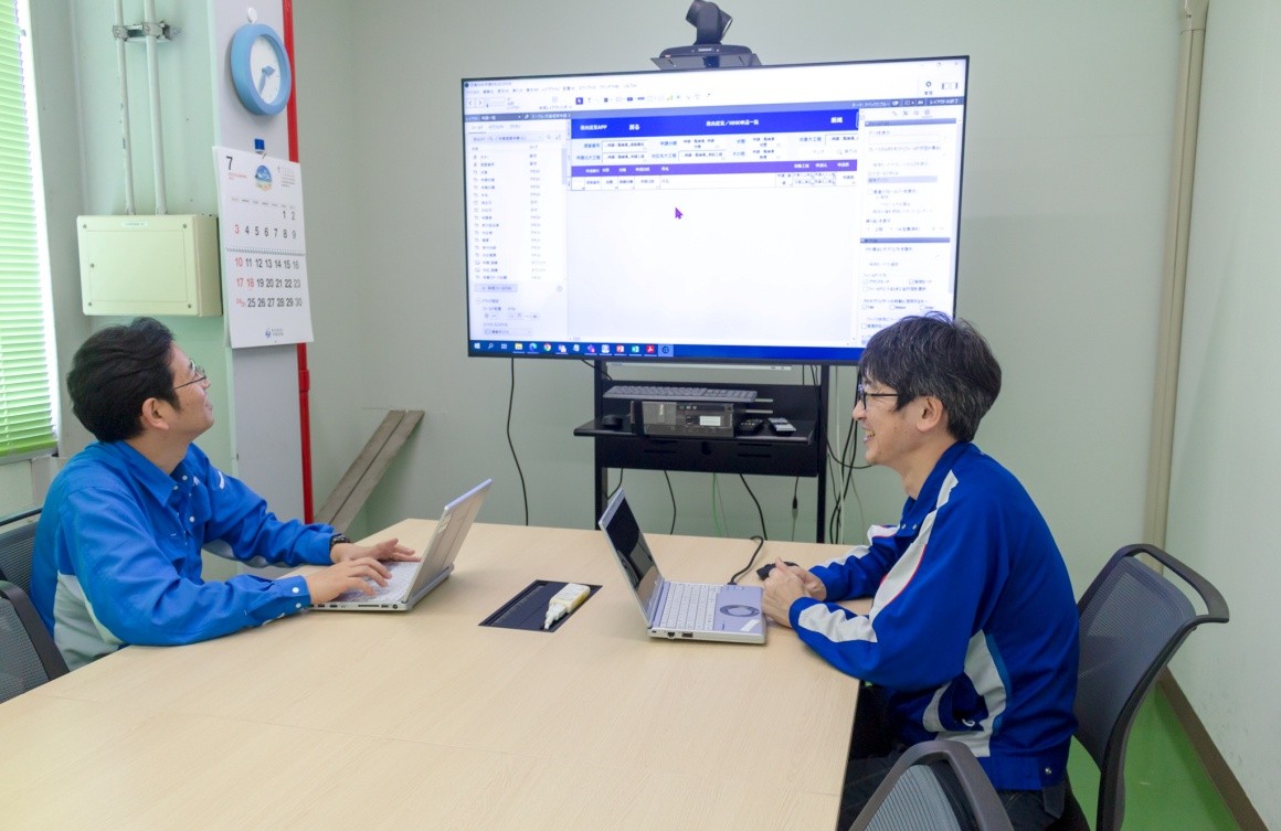 モノづくりにおけるITを用いた業務改善を担当します